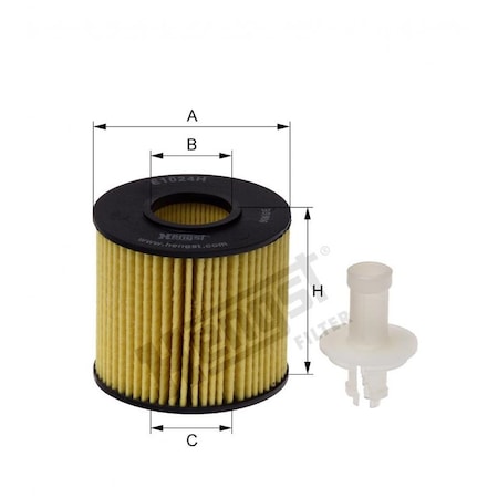 Hengst Oil Filter, E1024Hd234 E1024HD234